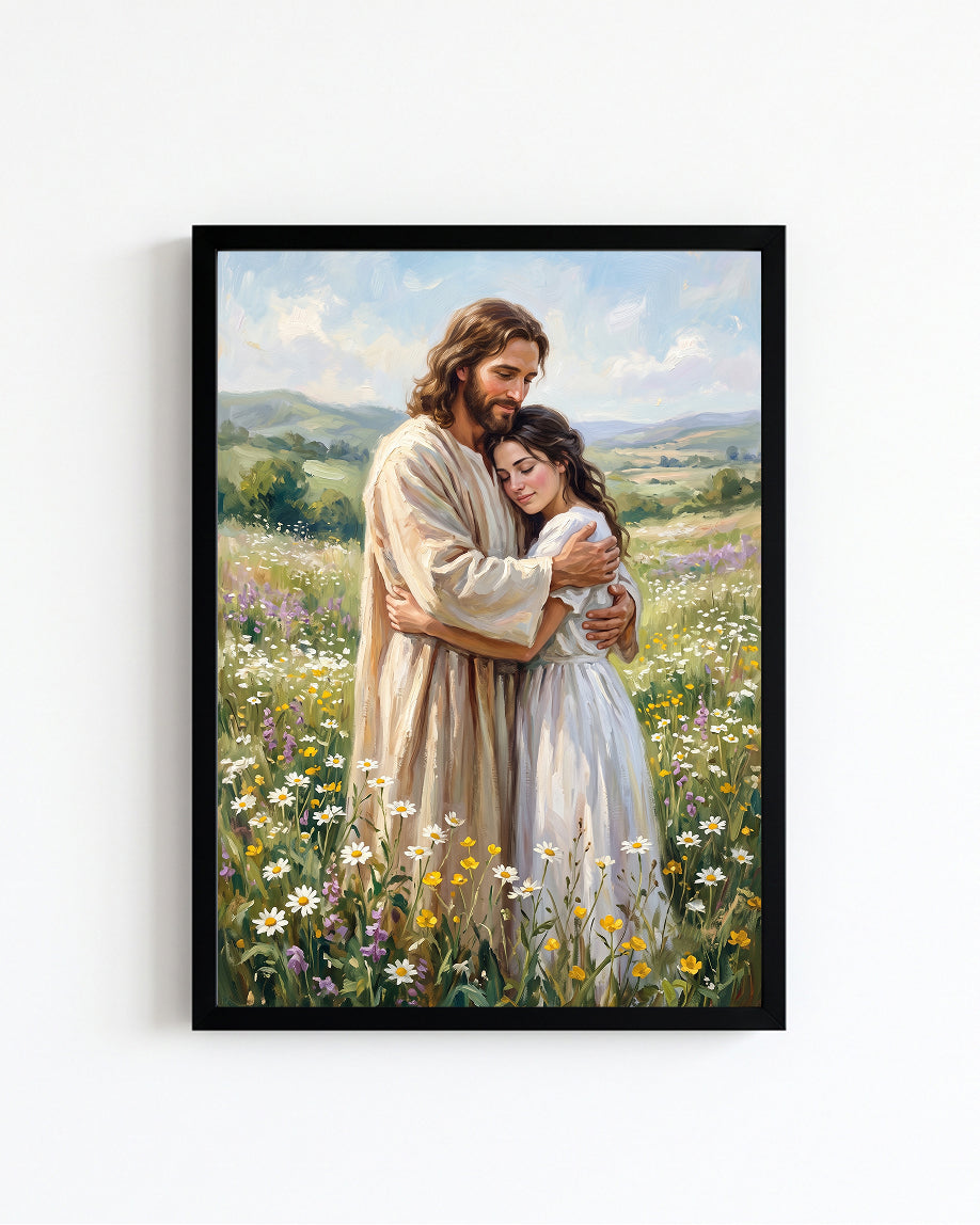 digital print, christian wall art, printable wall art, jesus wall art, jesus wall decor, jesus christ portrait, jesus digital art, religious digital print
