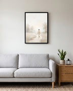 jesus walking wall art, jesus wall art, christian wall art, christian printable, jesus walking art, christian faith art, religious wall art, christian home decor, jesus art print, faith wall art, christian digital download, printable wall art, minimalist christian art
