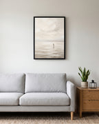 Jesus Walking on Water Wall Art | Minimalist Christian Printable Art
