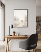 jesus walking wall art, jesus wall art, christian wall art, christian printable, jesus walking art, christian faith art, religious wall art, christian home decor, jesus art print, faith wall art, christian digital download, printable wall art, minimalist christian art
