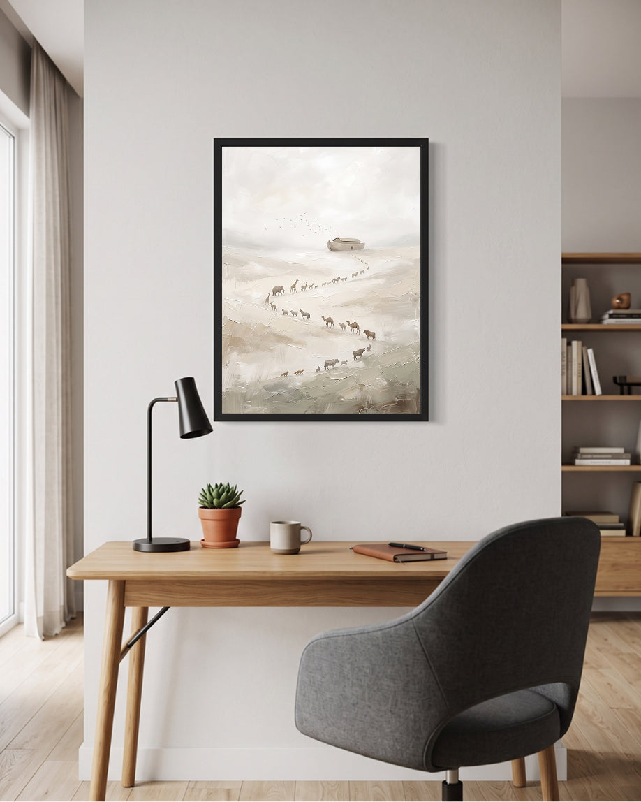 Noah’s Ark Wall Art | Biblical Christian Printable Art