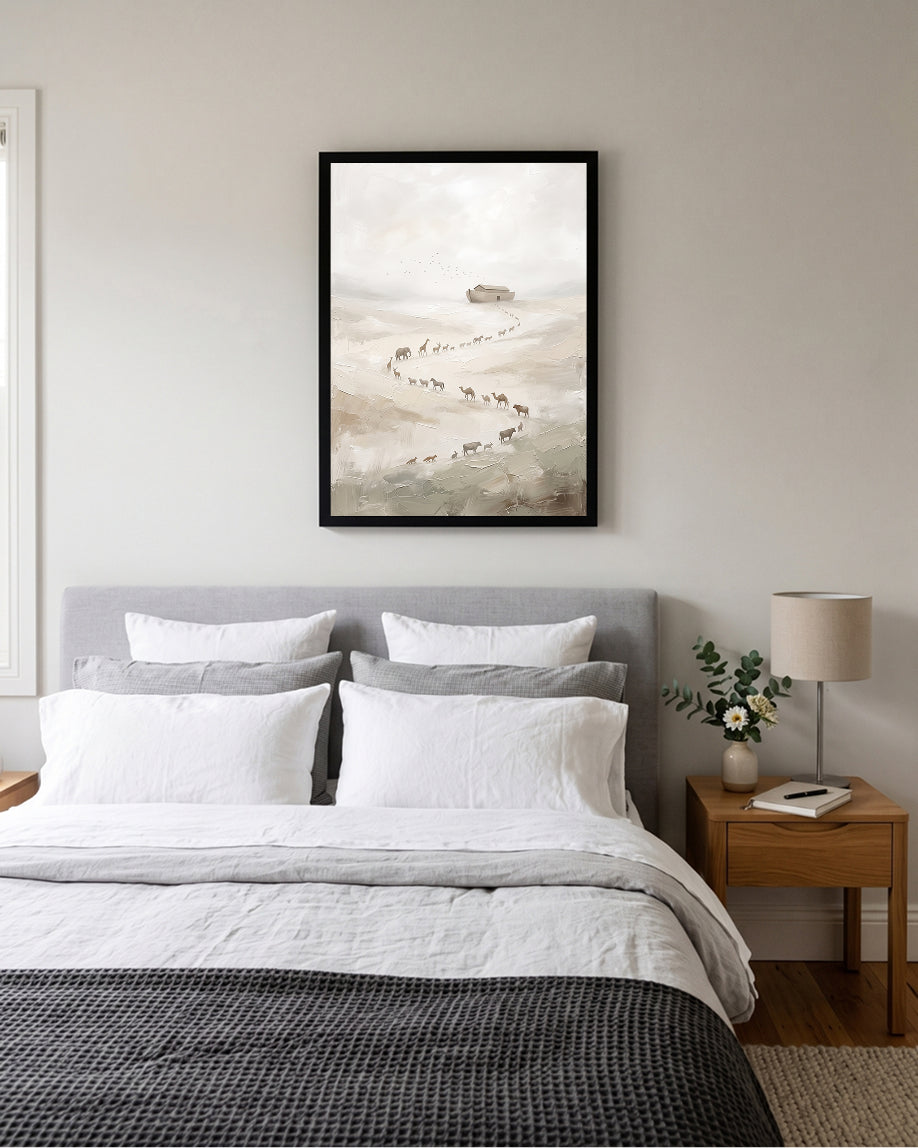 Noah’s Ark Wall Art | Biblical Christian Printable Art
