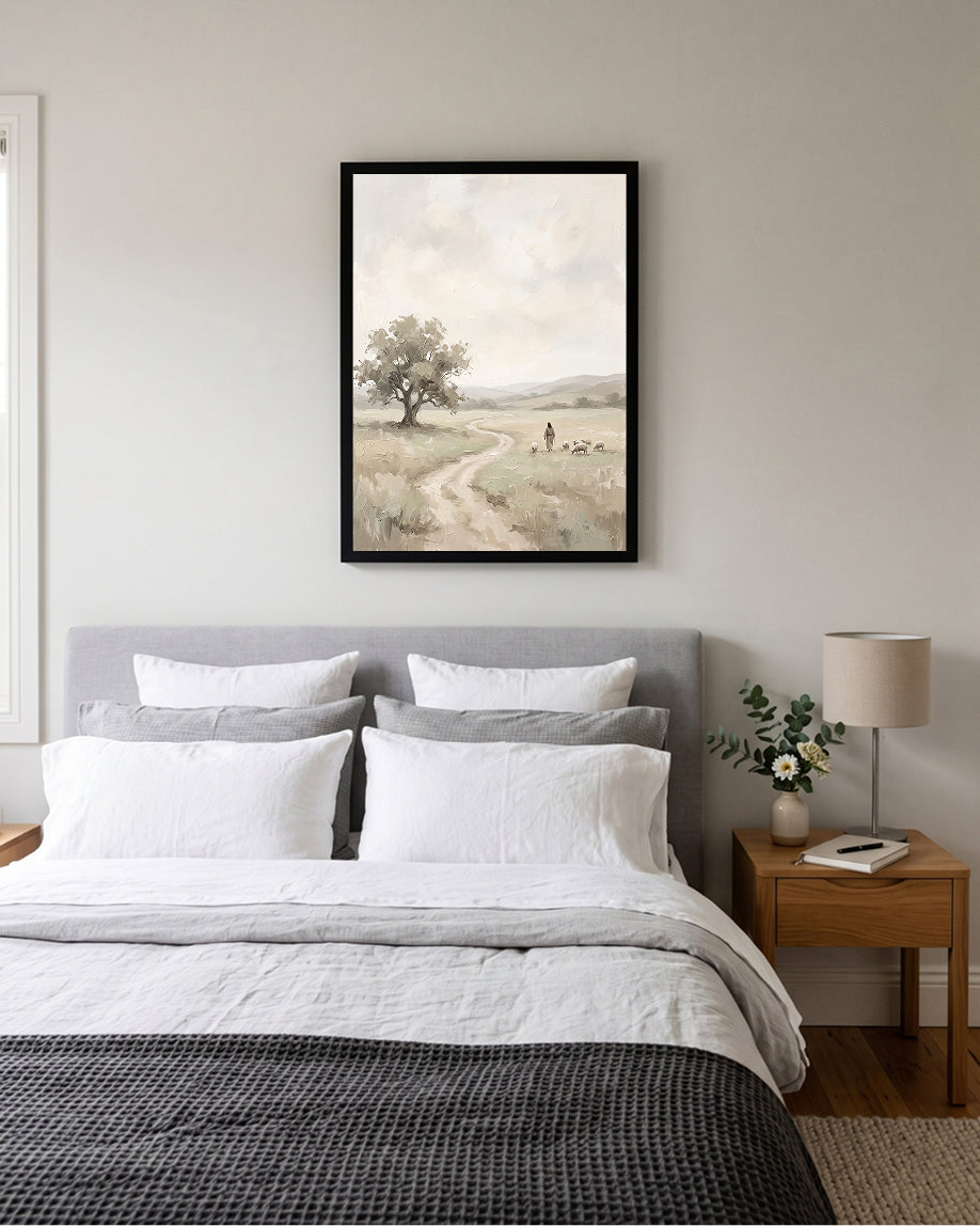 Good Shepherd Wall Art | Jesus With Sheep Christian Printable Art