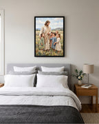 Jesus With Children Wall Art | Christian Family Printable Art