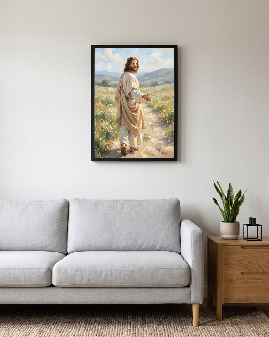 follow me jesus art