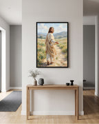 Jesus Walking Wall Art 