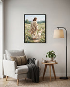 Good Shepherd Wall Art | Jesus With Sheep Christian Art
