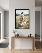 Good Shepherd Wall Art | Jesus With Sheep Christian Printable Art